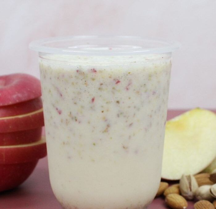 Apple and Nuts Yogurt Drink