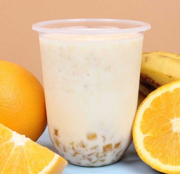 Banana & Orange Peel Yogurt